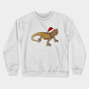 Bearded Dragon Santa Crewneck Sweatshirt